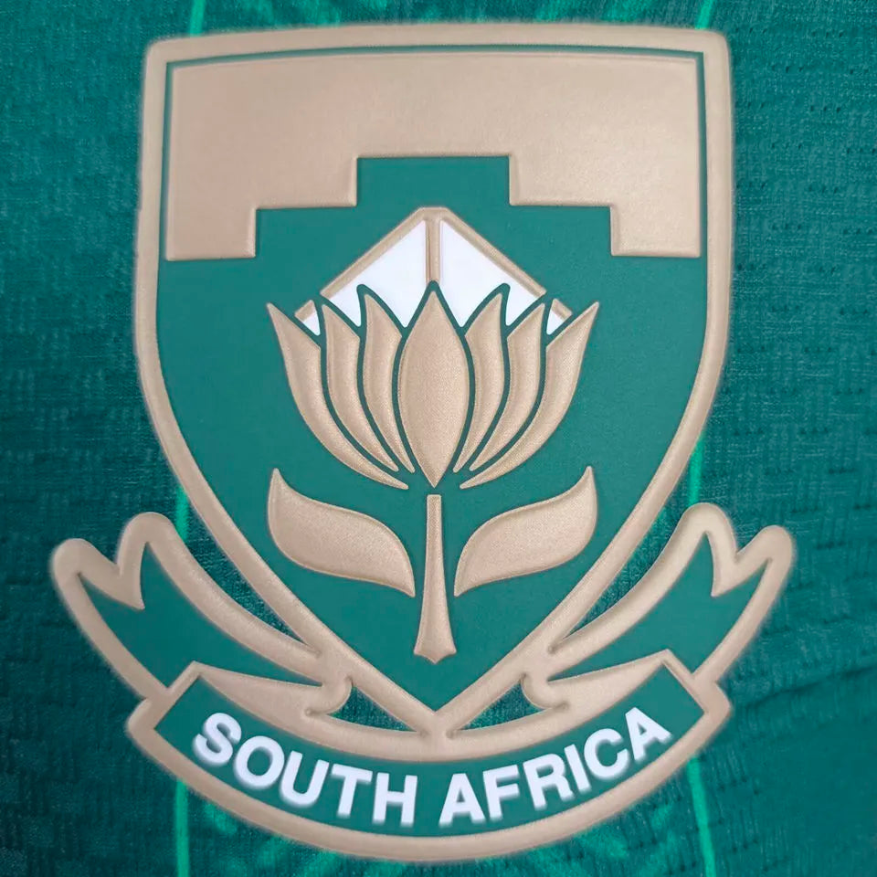 2026/27 South Africa Away Green Plyaer Version Soccer Jersey Detail 2