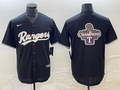 Men's Texas Rangers Black Replica Game Jerseys