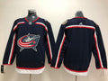 Men's Columbus Blue Jackets Navy Breakaway Home Blank Jerseys