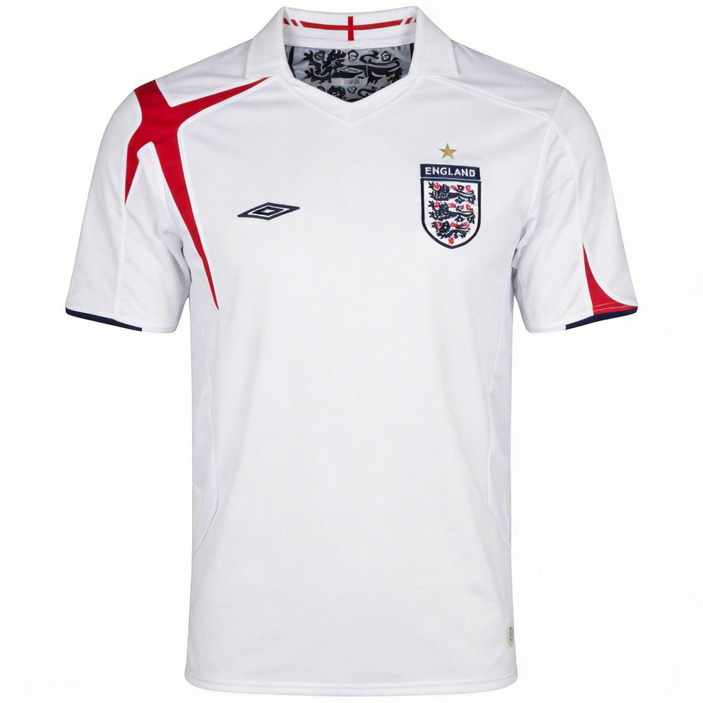 Retro England Home Jersey World Cup 2006 Image 5