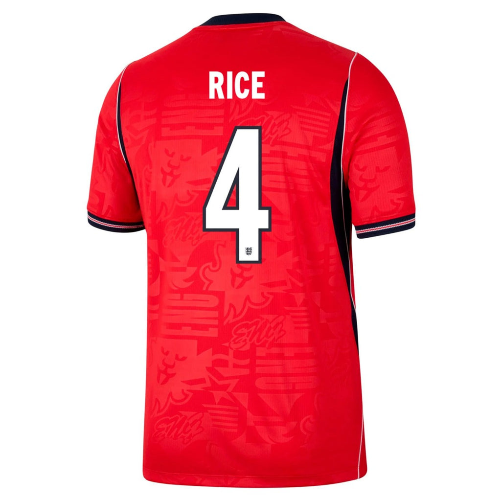 Rice #4 England Away Jersey World Cup 2026 Front