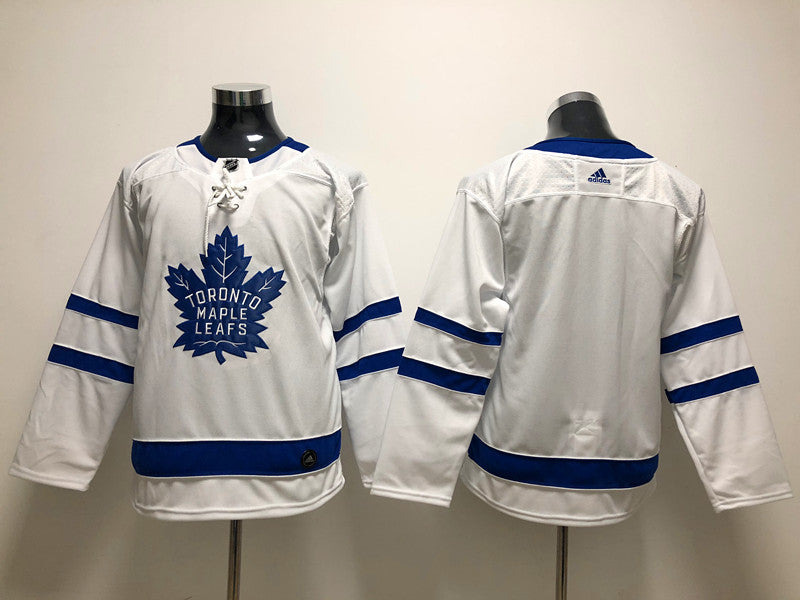 Men's Toronto Maple Leafs White Breakaway Away Blank Jerseys