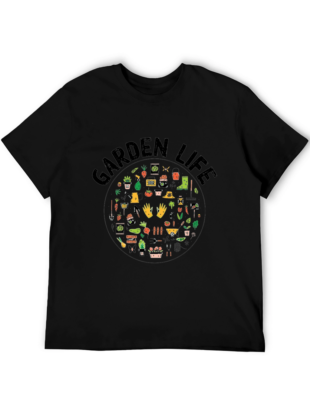 Garden Life Black T-Shirt