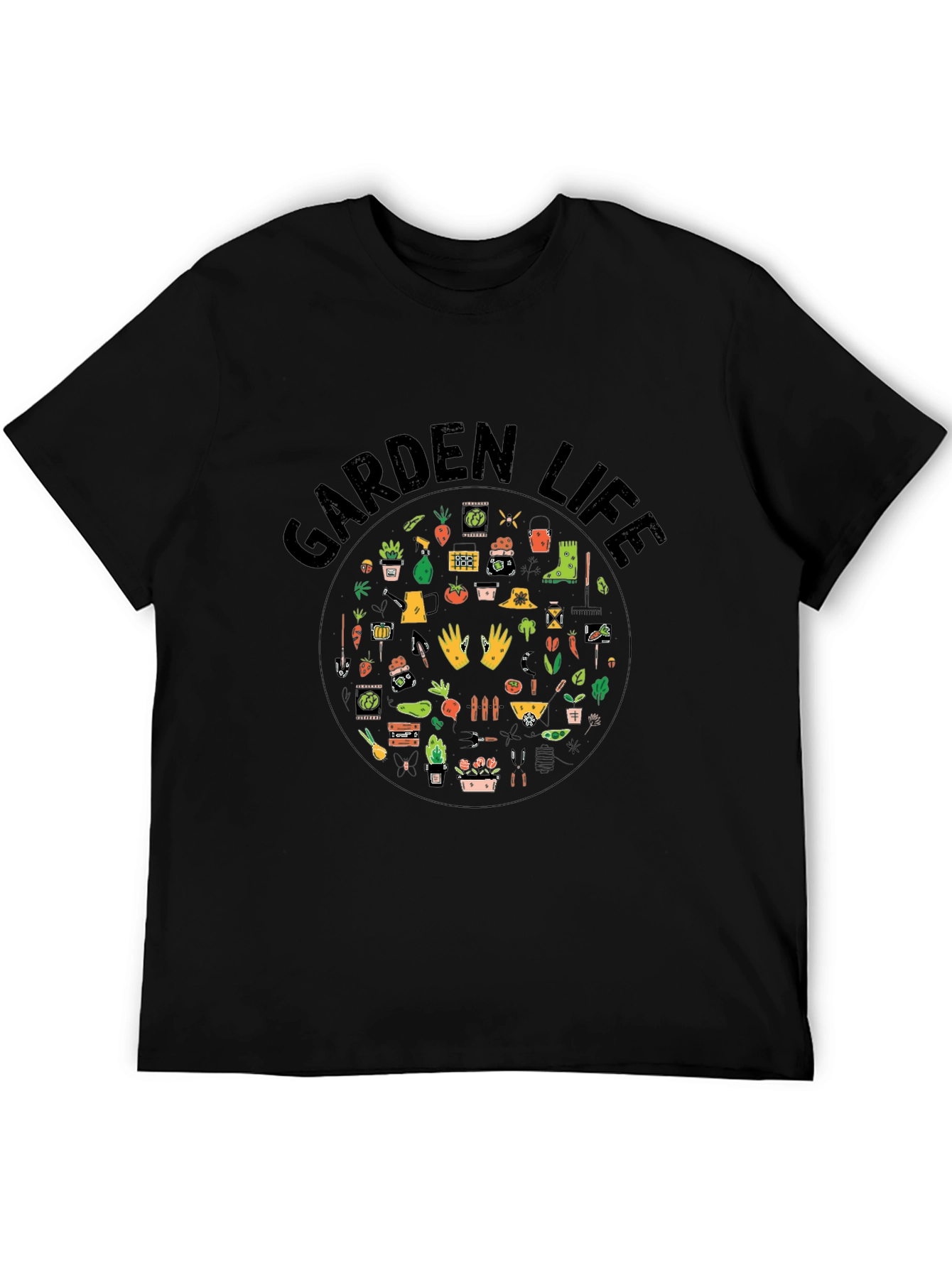 Garden Life Black T-Shirt