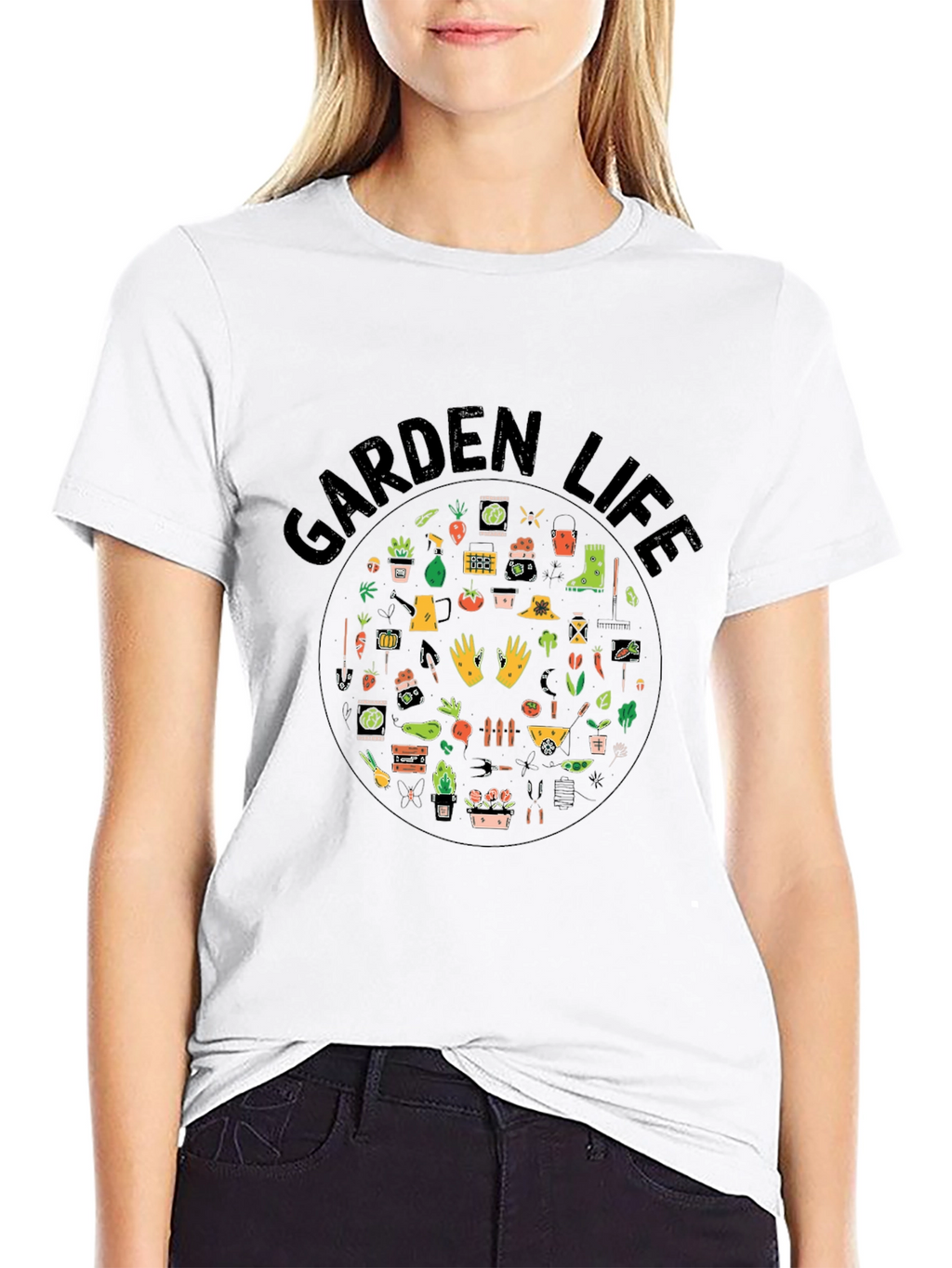 Garden Life Black T-Shirt