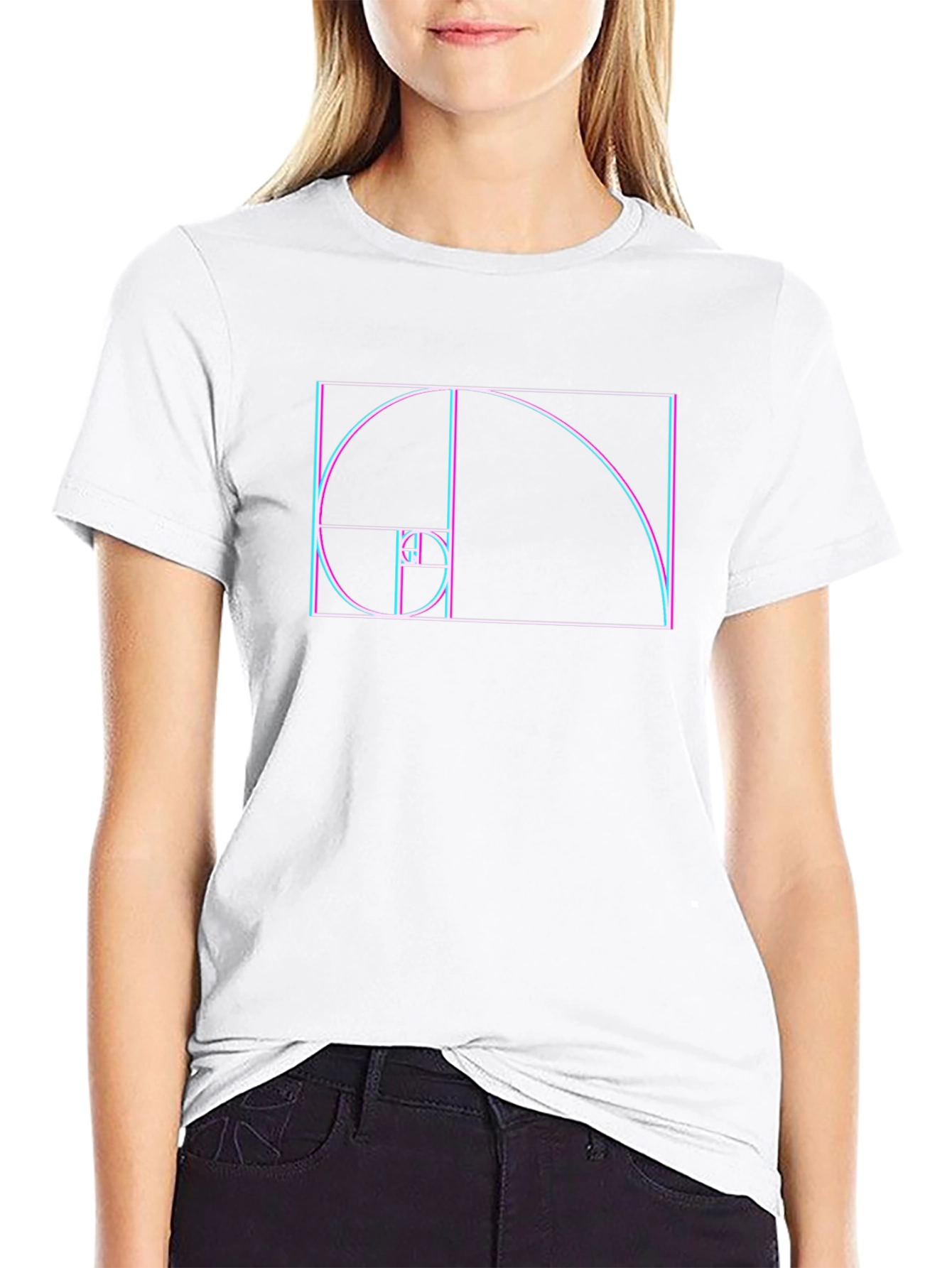 Golden Ratio T-Shirt - Fibonacci Sequence Design