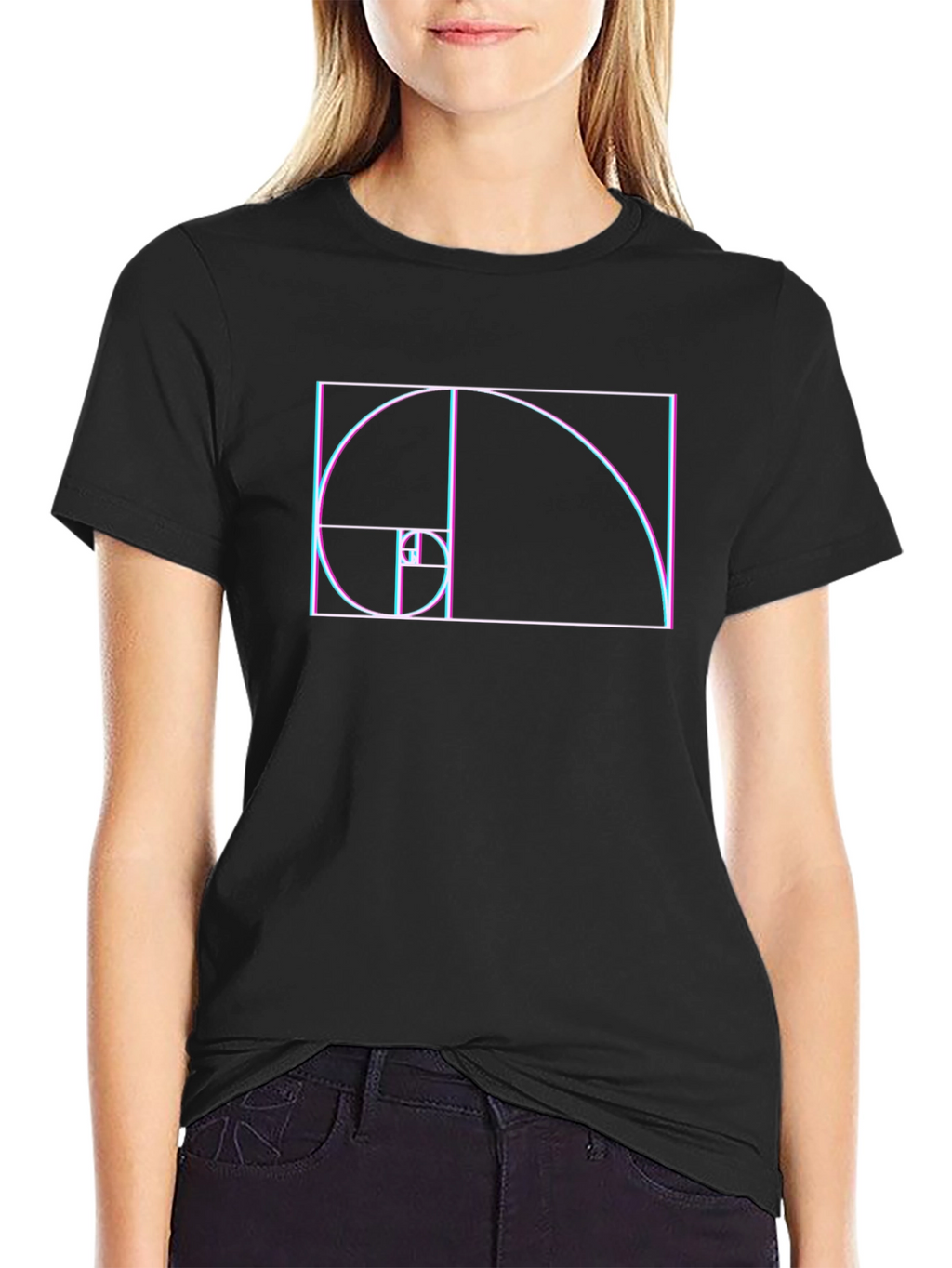 Golden Ratio T-Shirt - Fibonacci Sequence Design