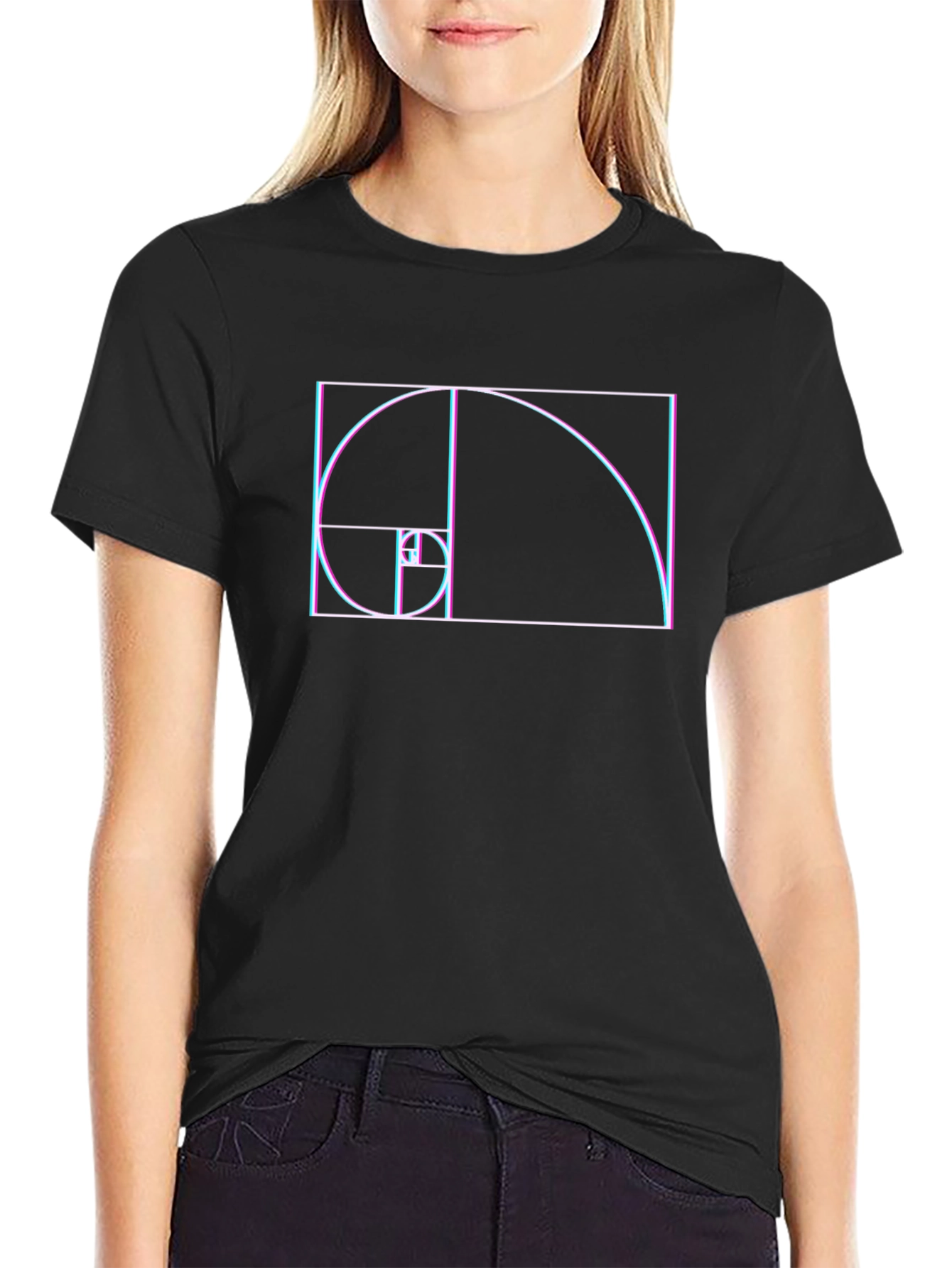 Golden Ratio T-Shirt - Fibonacci Sequence Design