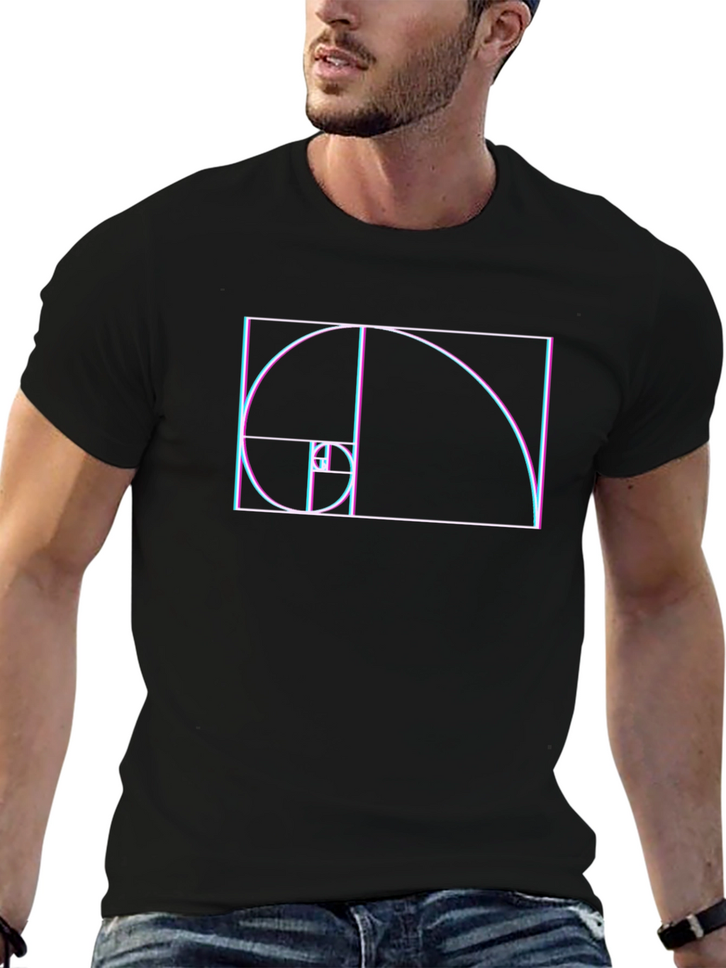 Golden Ratio T-Shirt - Fibonacci Sequence Design