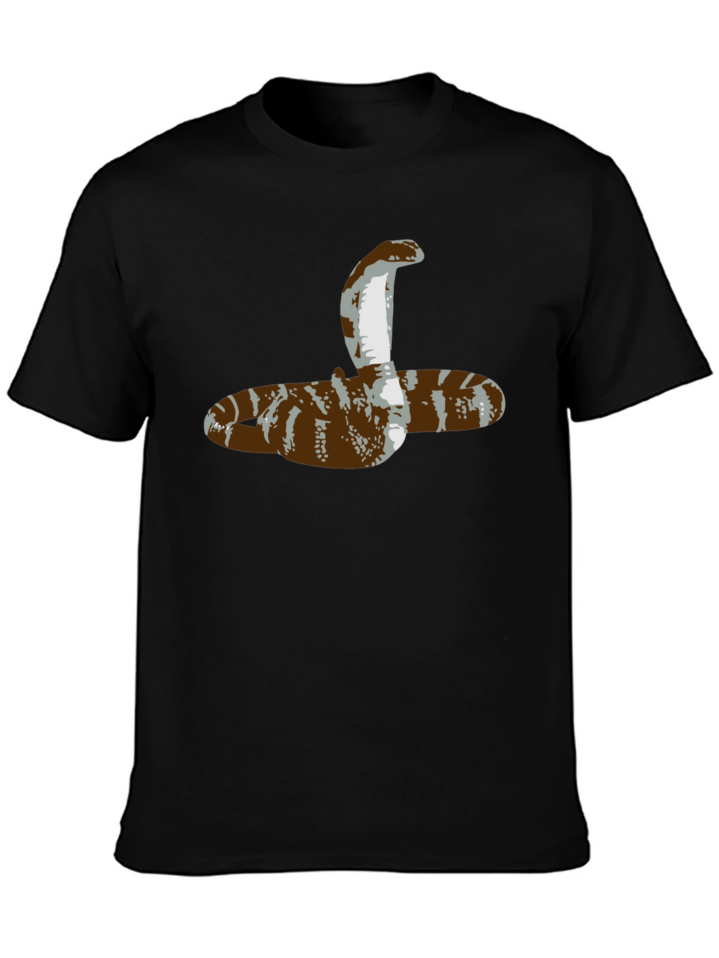 Cobra Snake Graphic Tee - Mens Black T-Shirt