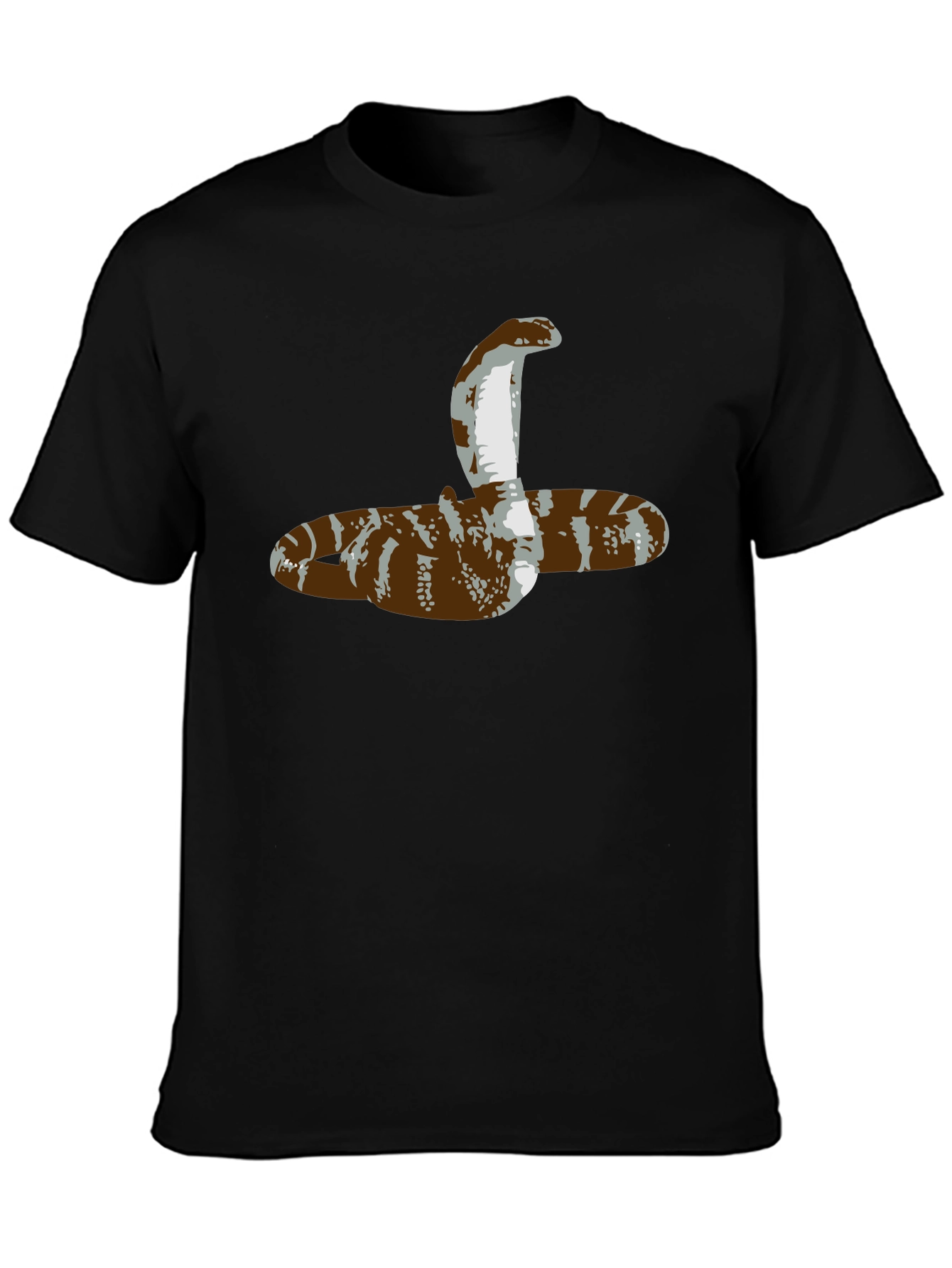 Cobra Snake Graphic Tee - Mens Black T-Shirt