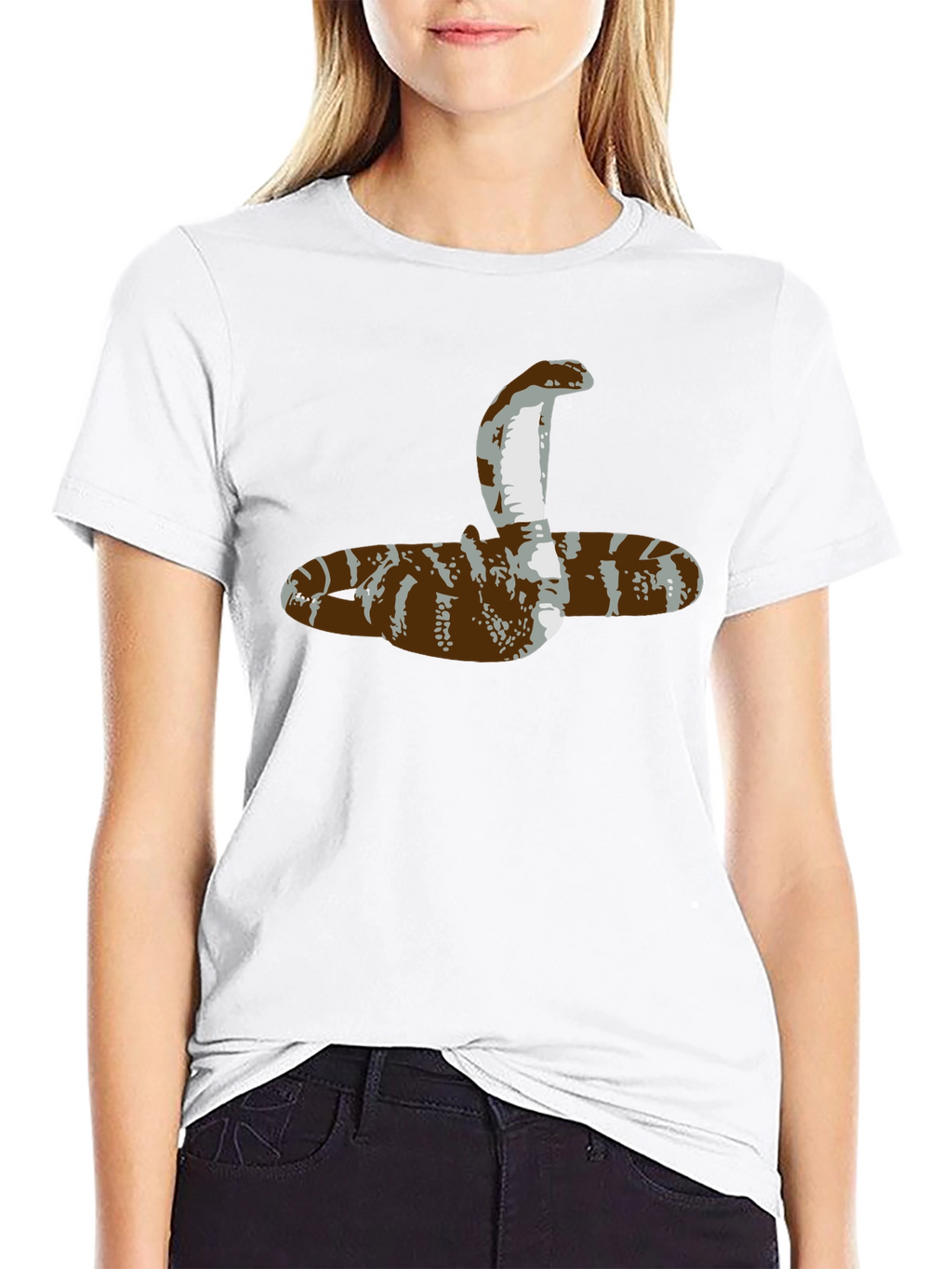 Cobra Snake Graphic Tee - Mens Black T-Shirt