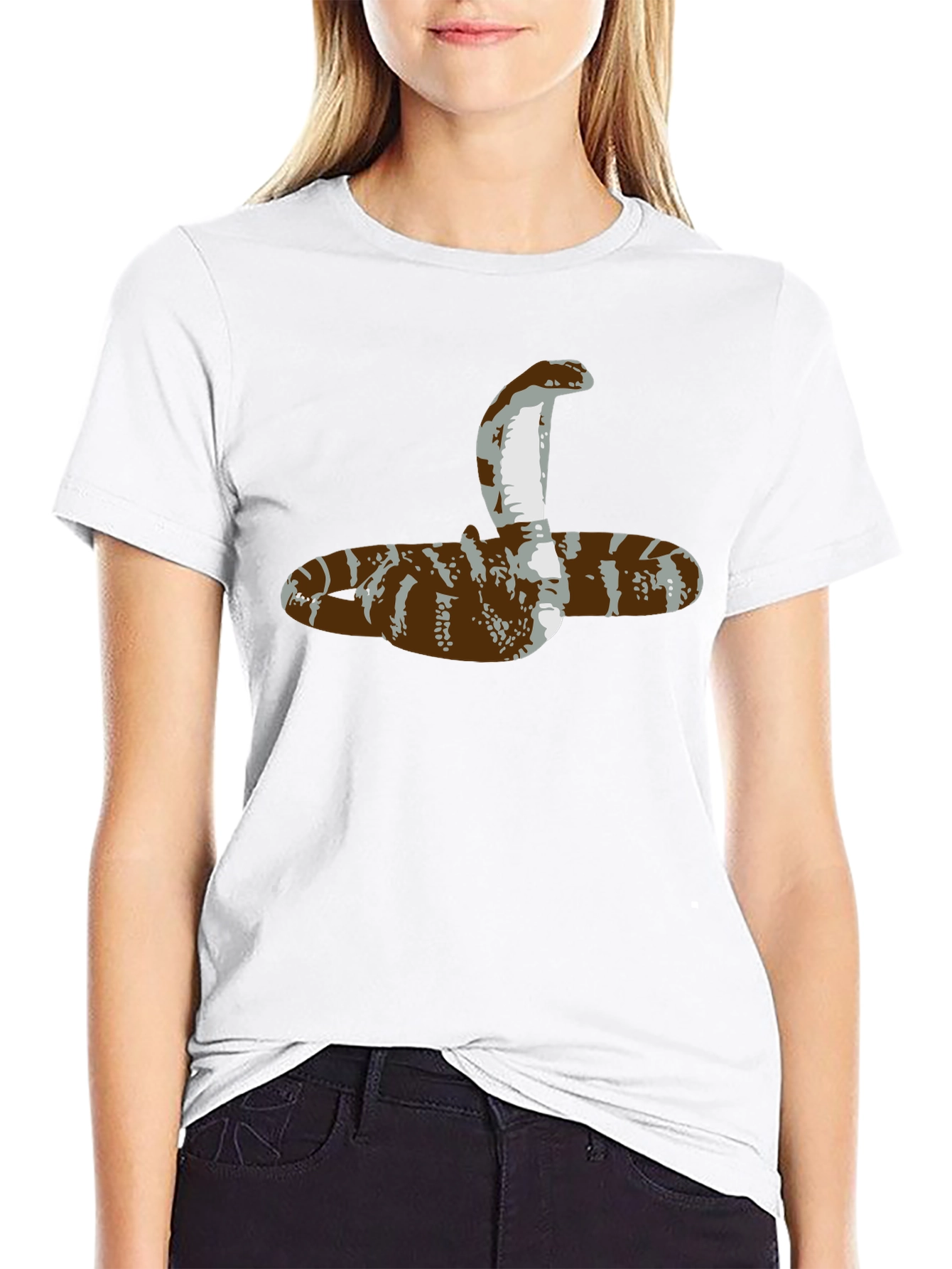 Cobra Snake Graphic Tee - Mens Black T-Shirt
