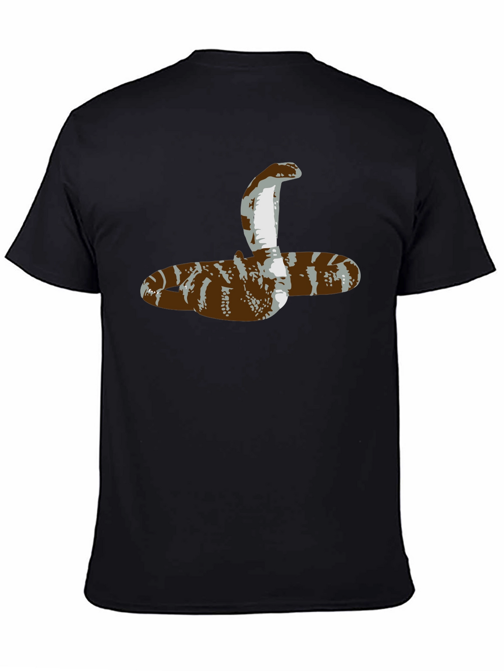 Cobra Snake Graphic Tee - Mens Black T-Shirt
