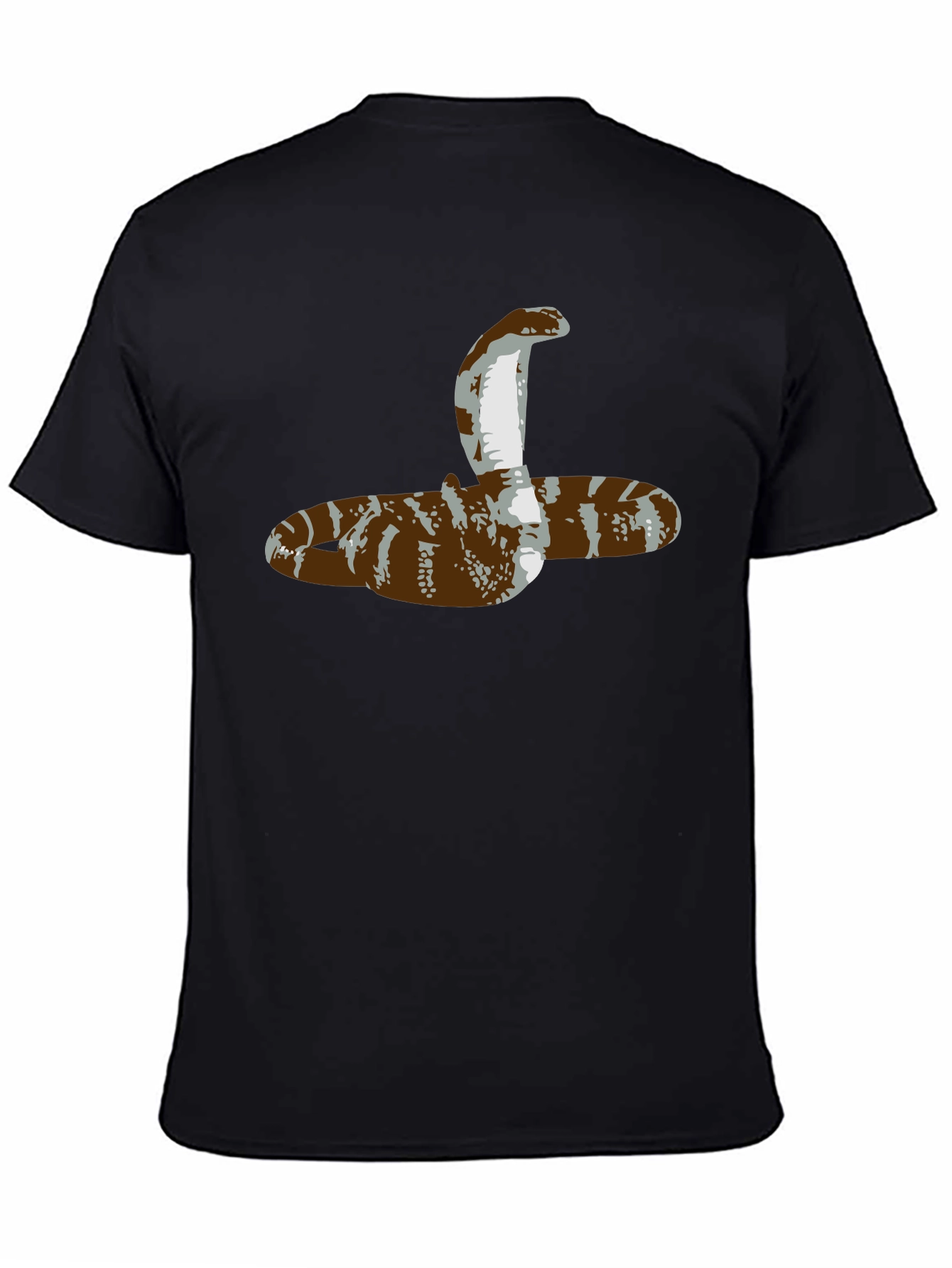Cobra Snake Graphic Tee - Mens Black T-Shirt