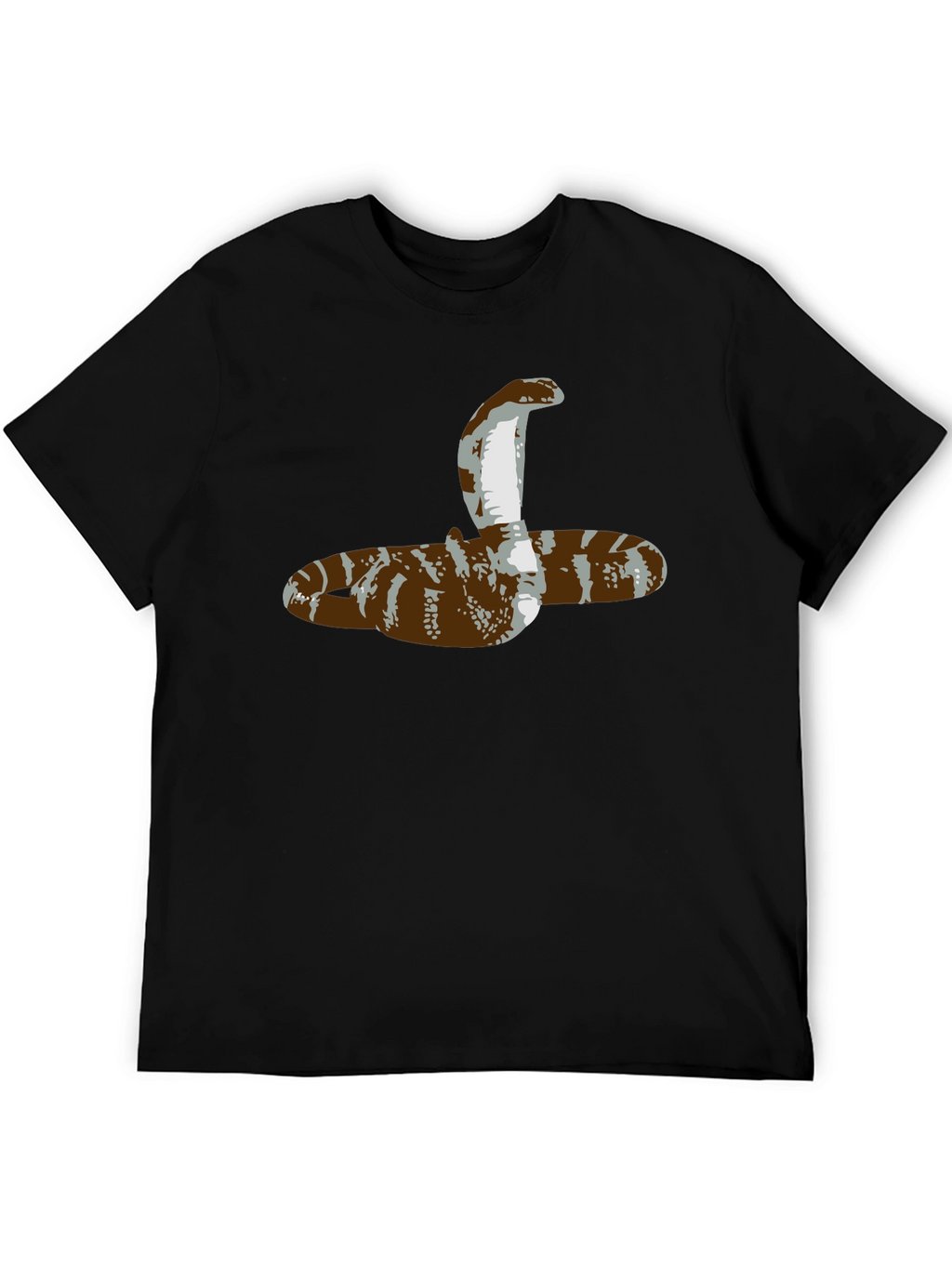 Cobra Snake Graphic Tee - Mens Black T-Shirt