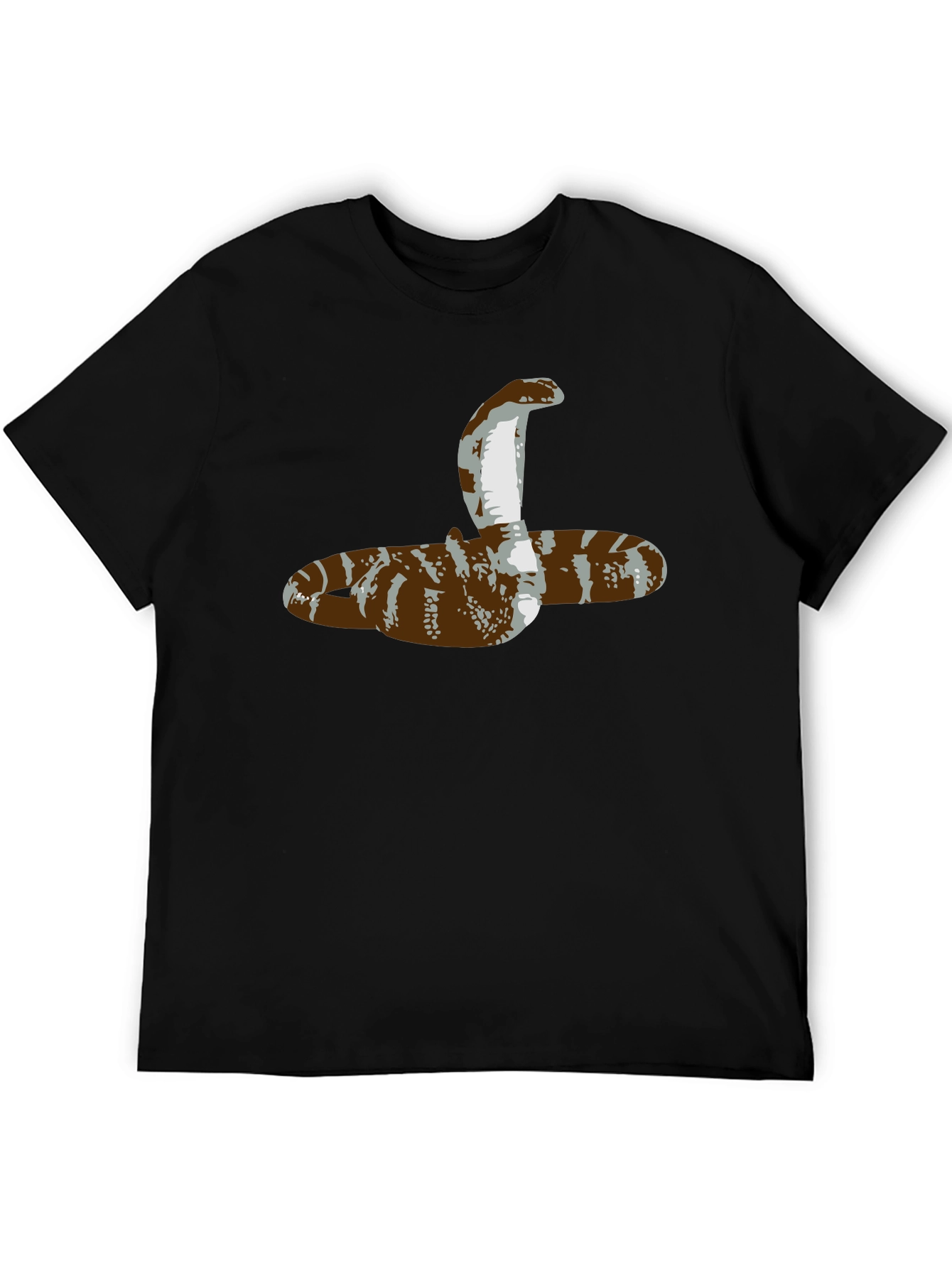 Cobra Snake Graphic Tee - Mens Black T-Shirt