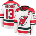 Men's New Jerseys Devils Nico Hischier #13 White Player Jerseys