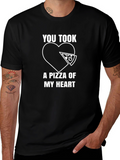 Pizza My Heart Graphic Tee - Food Lover Shirt