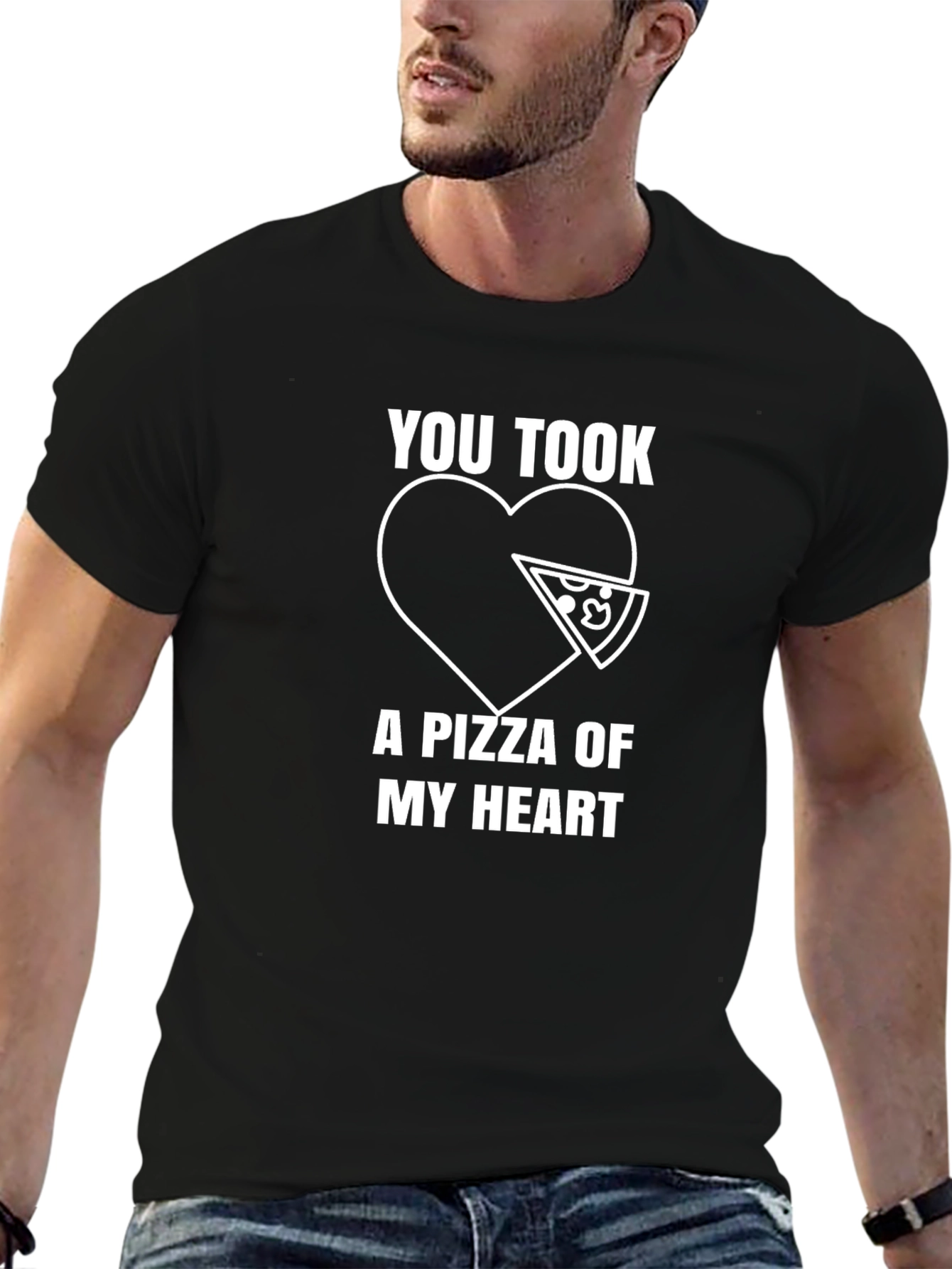 Pizza My Heart Graphic Tee - Food Lover Shirt