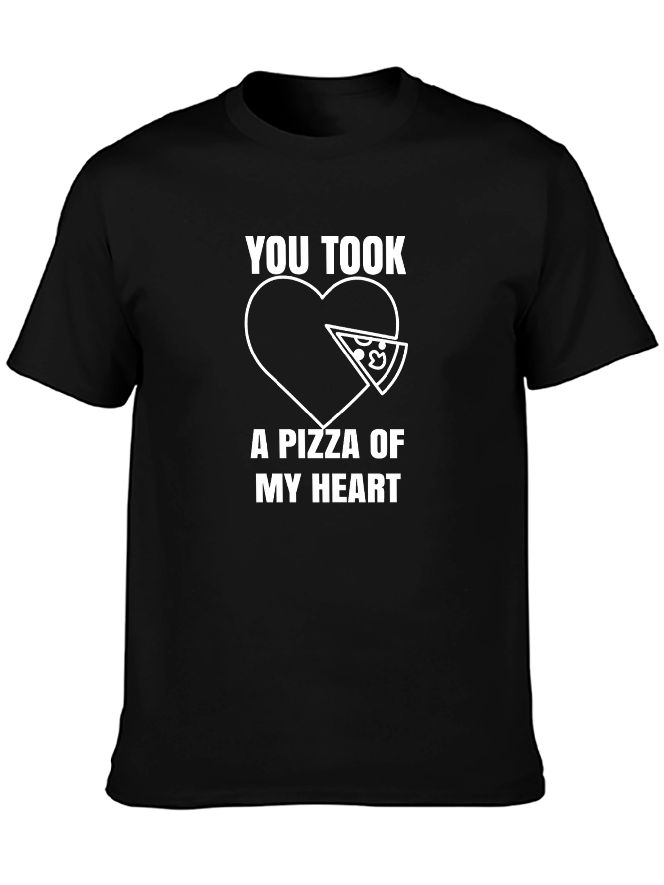 Pizza My Heart Graphic Tee - Food Lover Shirt