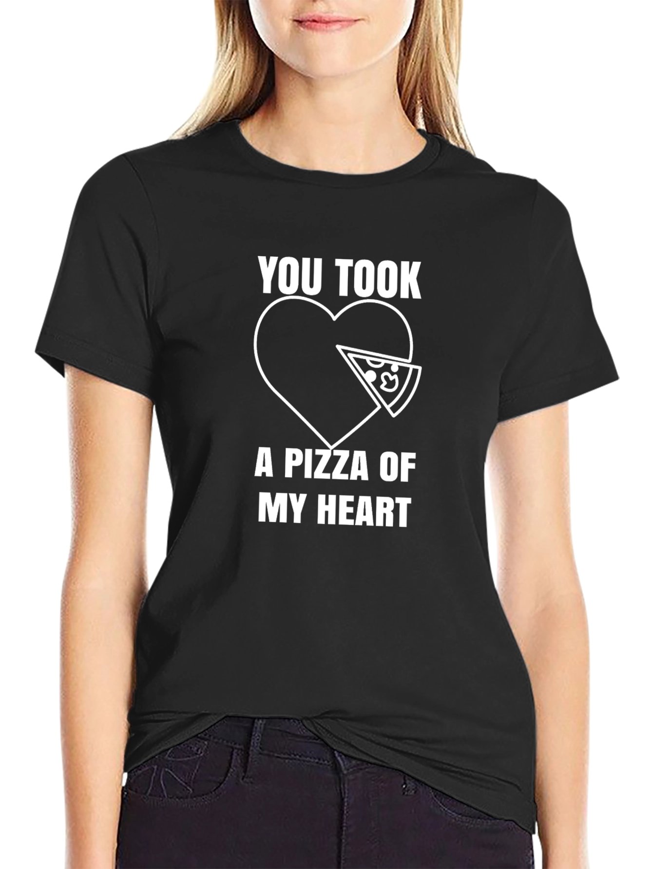 Pizza My Heart Graphic Tee - Food Lover Shirt