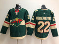 Men's Minnesota Wild Nino Niederreiter #22 Green Home Breakaway Player Jerseys
