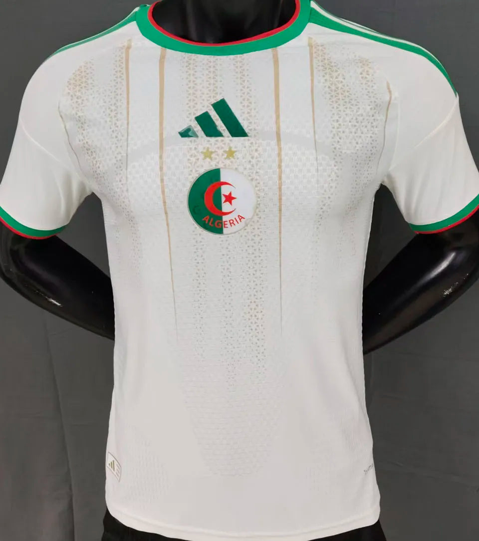 2026/27 Algeria Home White Player Version Soccer Jersey 有 2 星 Front