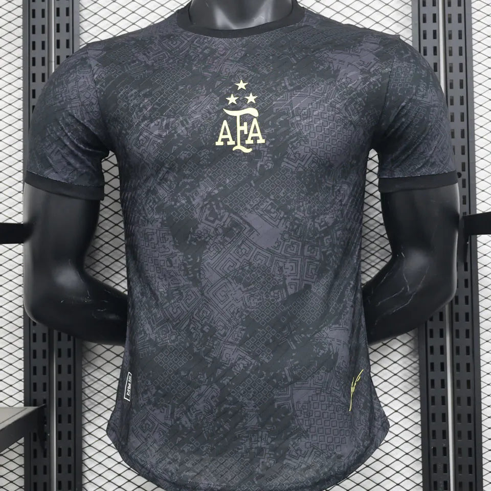 2024 Argentina Black Special Edition Player Version Jersey Front