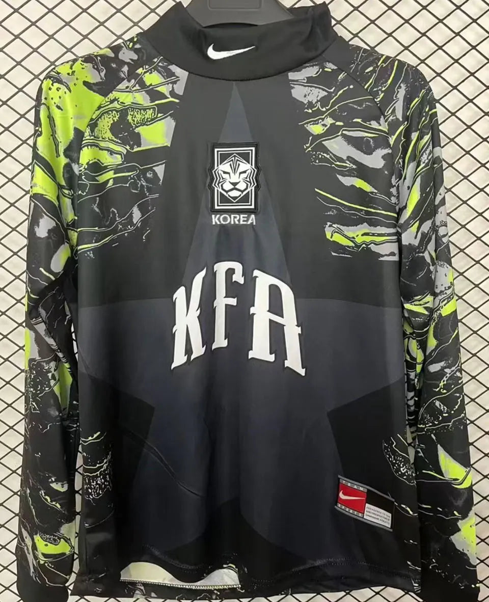 2026/27 Korea Goalkeeper Long Sleeve Soccer Jersey Front