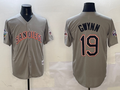 Men's San Diego Padres Tony Gwynn #19 Gray Limited Player Jerseys