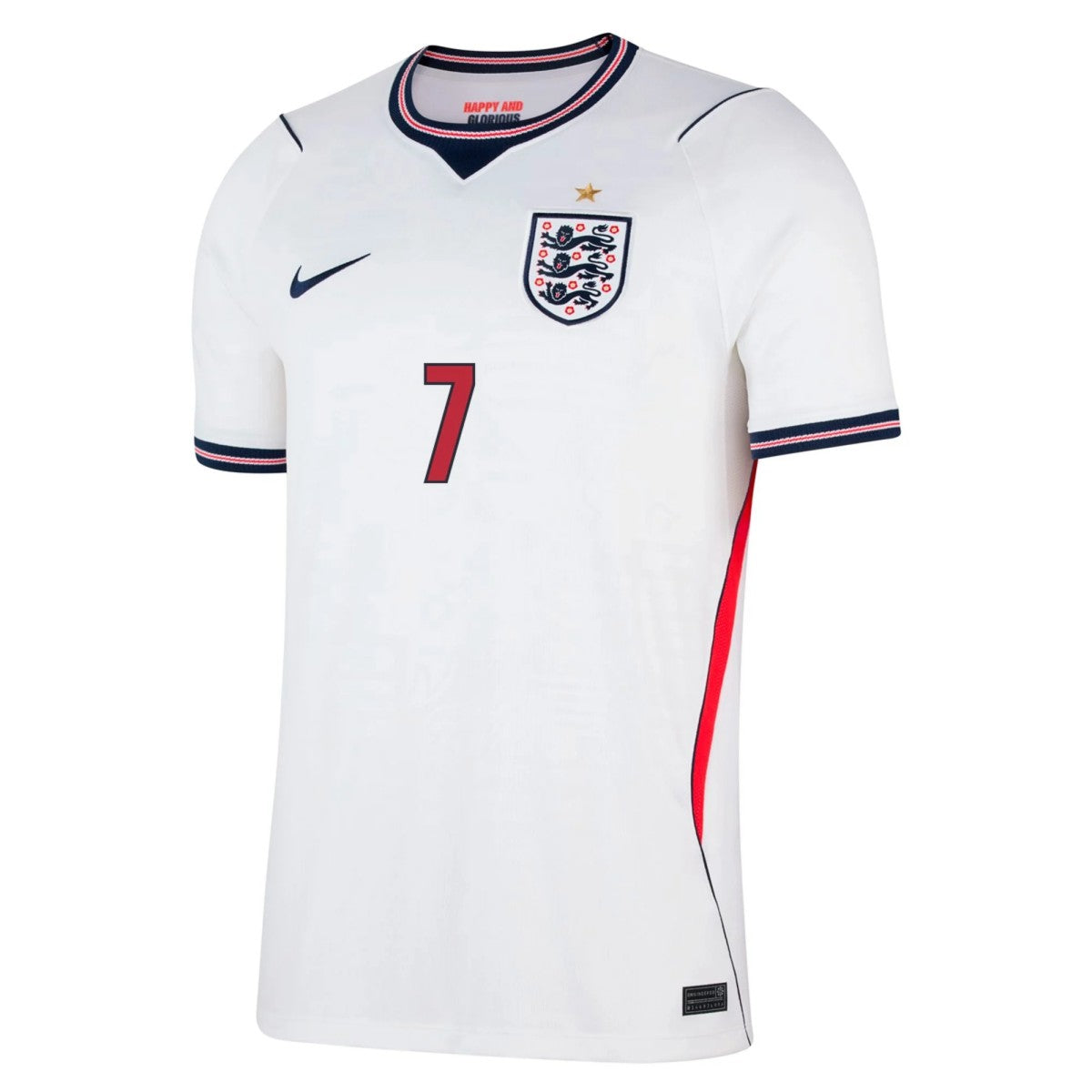 Saka #7 England Home Jersey World Cup 2026 Back