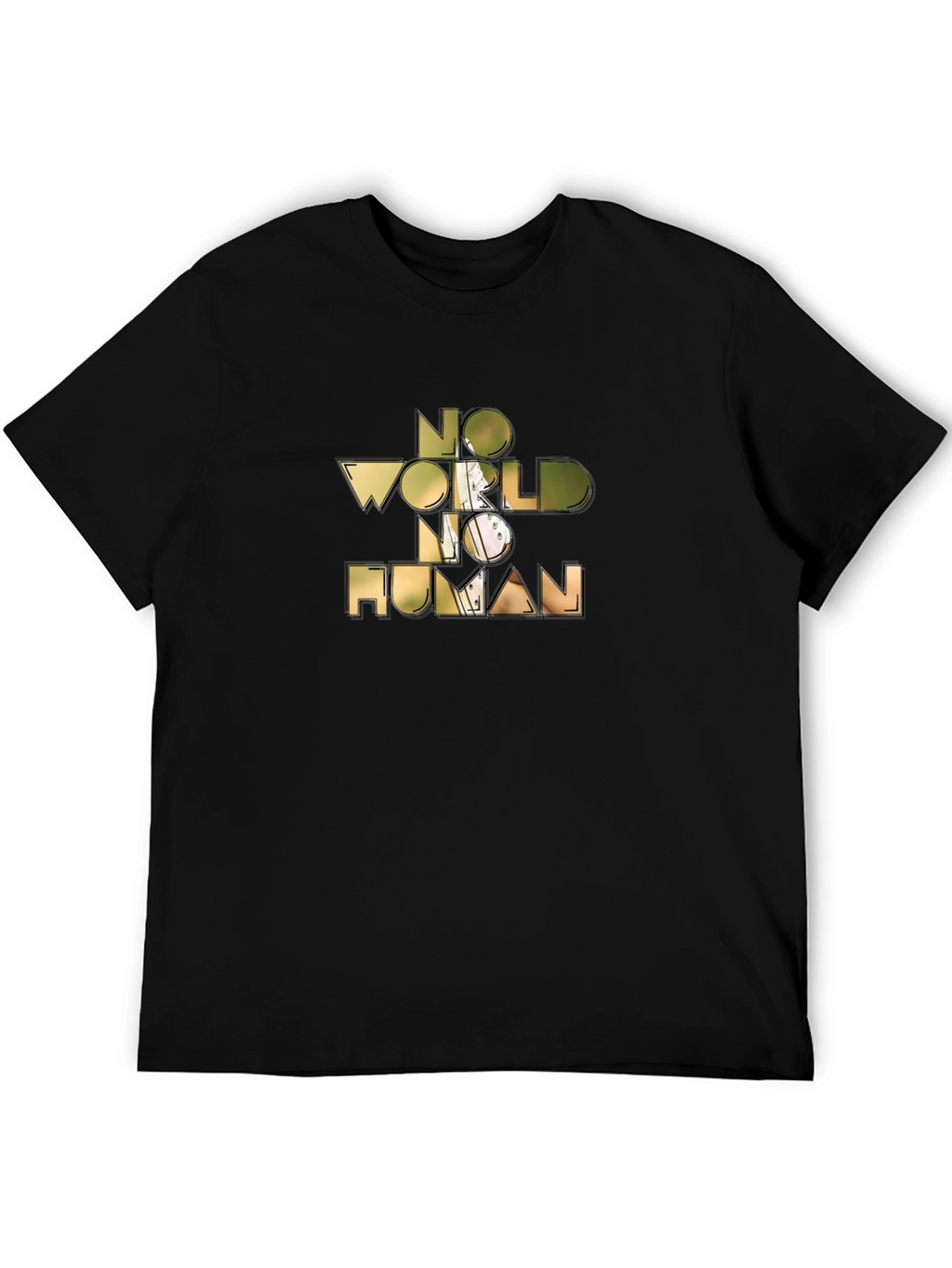 No World No Human Graphic Tee
