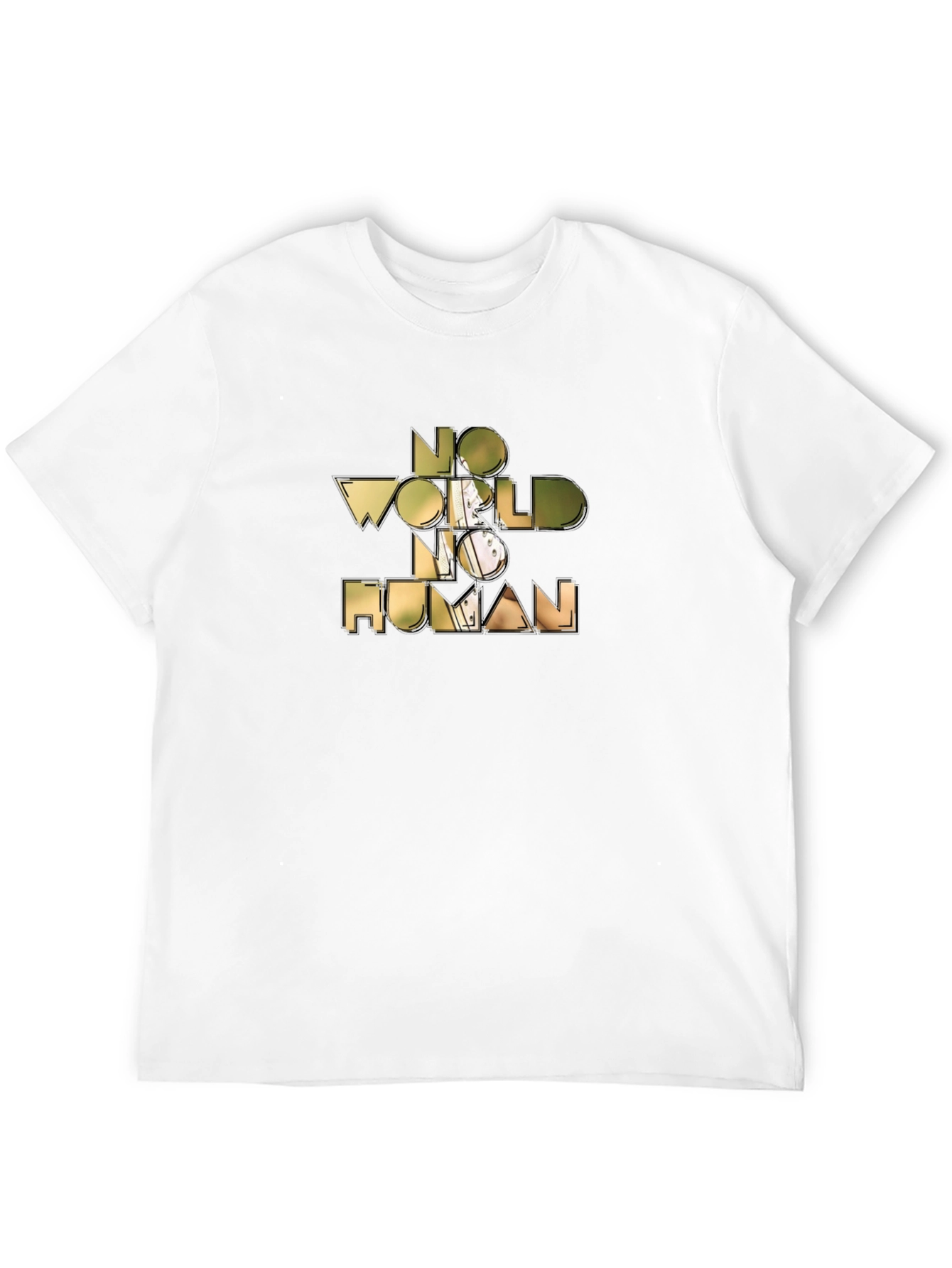 No World No Human Graphic Tee