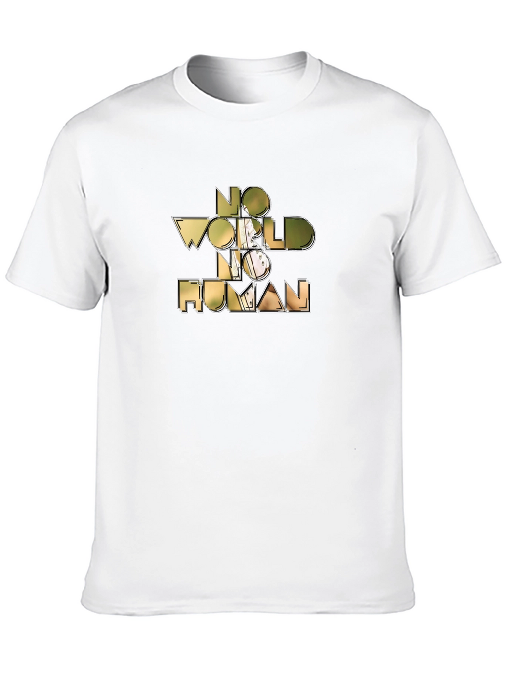 No World No Human Graphic Tee