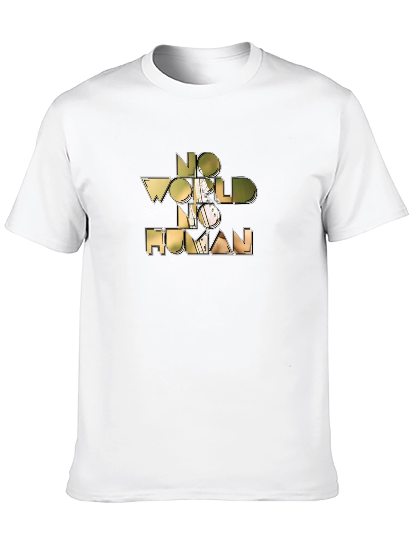 No World No Human Graphic Tee