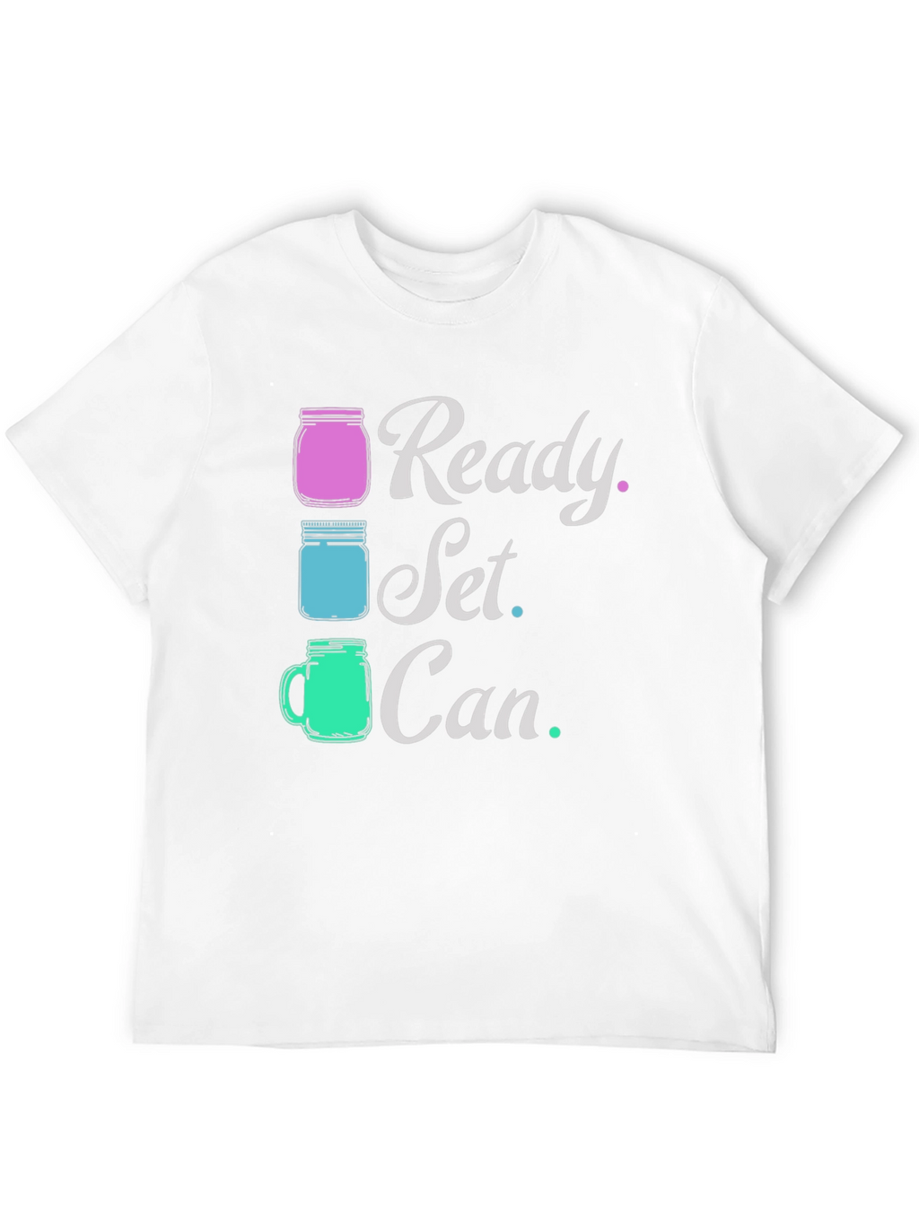 Ready Set Can T-Shirt Black Graphic Tee