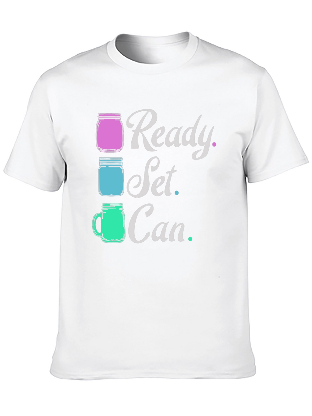 Ready Set Can T-Shirt Black Graphic Tee