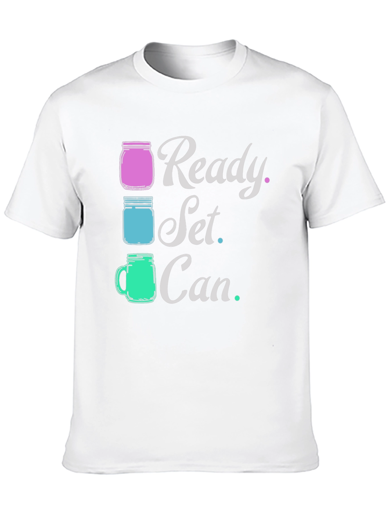 Ready Set Can T-Shirt Black Graphic Tee