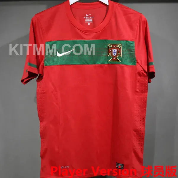 2002 Portugal Home Retro Soccer Jersey Detail 3