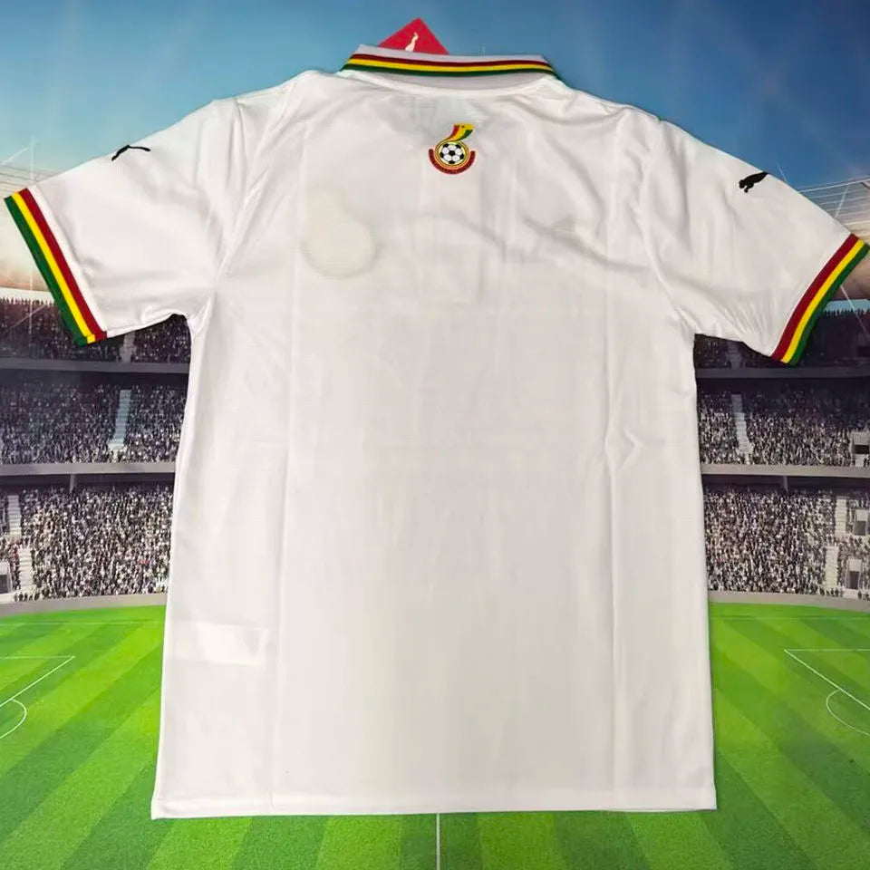 2026/27 Ghana White Special Edition Fans Soccer Jersey Back