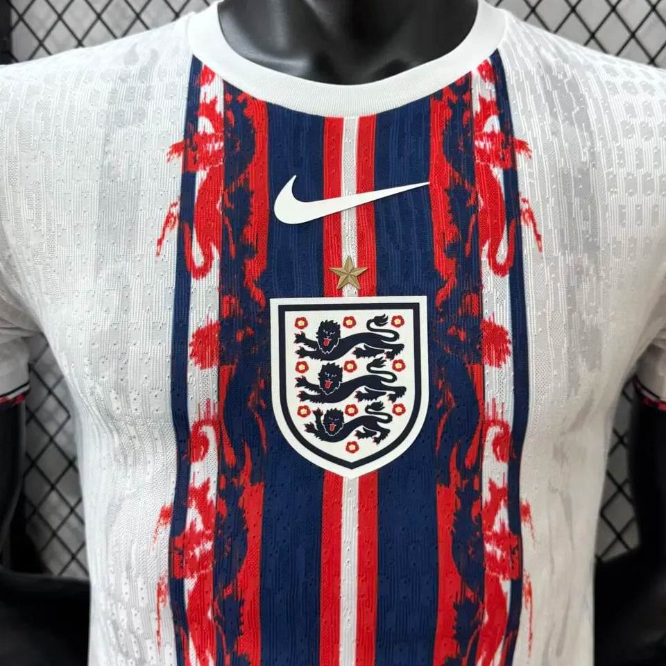 2026 England Special Edition Player Version Soccer Jersey Detail 1