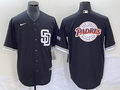 Men's San Diego Padres Black Replica Player Jerseys