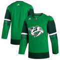 Men's Nashville Predators Kelly Green 2023 St. Patrick's Day Primegreen Authentic Blank Jerseys