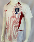 2002 South Korea Away White Retro Soccer Jersey Front