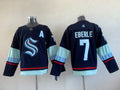 Men's Seattle Kraken Jordan Eberle #7 Navy Home Breakaway Player Jerseys