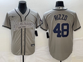 Men's New York Yankees Anthony Rizzo #48 Gray Player Jerseys Joint Edition
