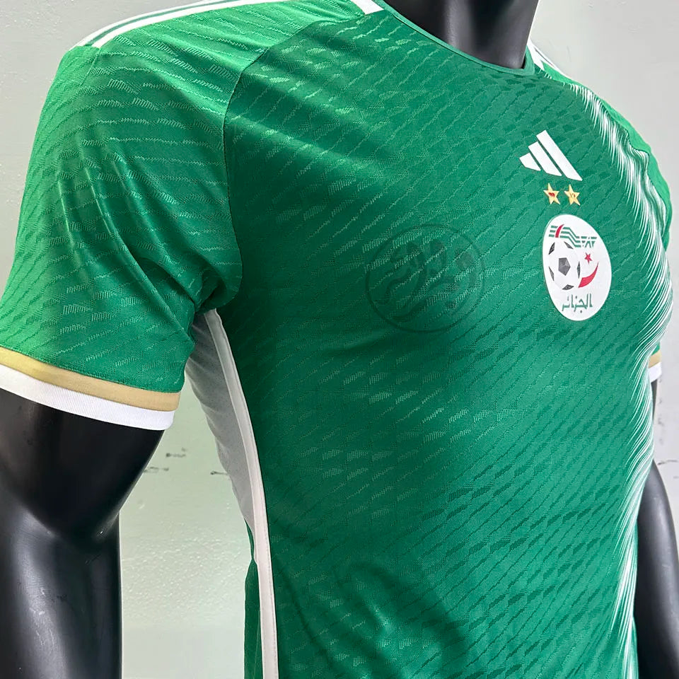 2022/23 Algeria Away Green Player Version Jersey Detail 2
