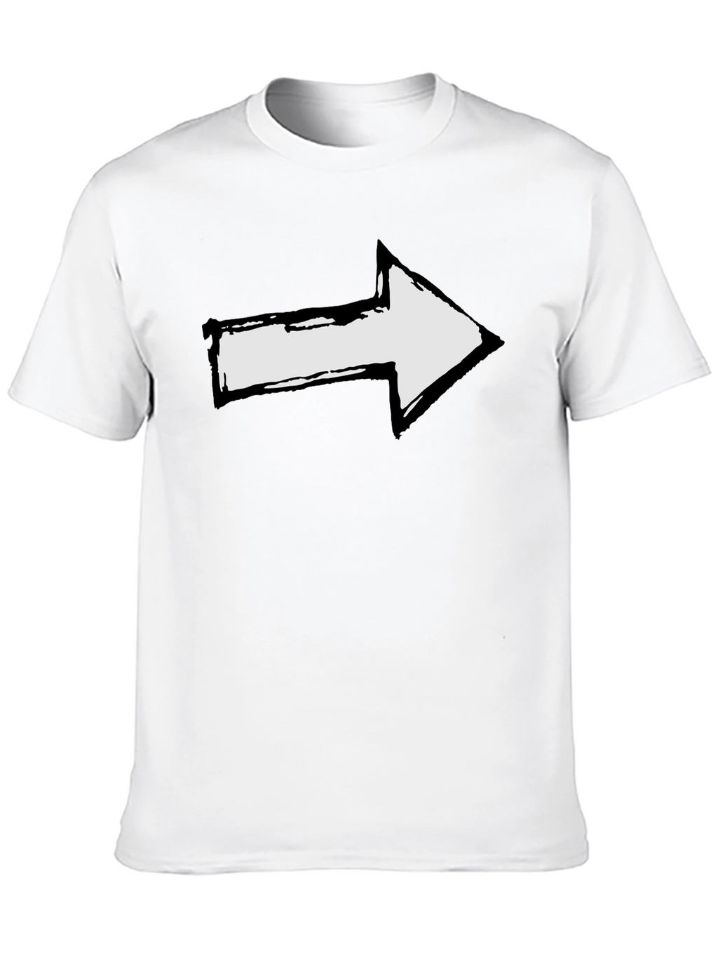 Right Arrow Graphic Tee - Bold Direction T-Shirt