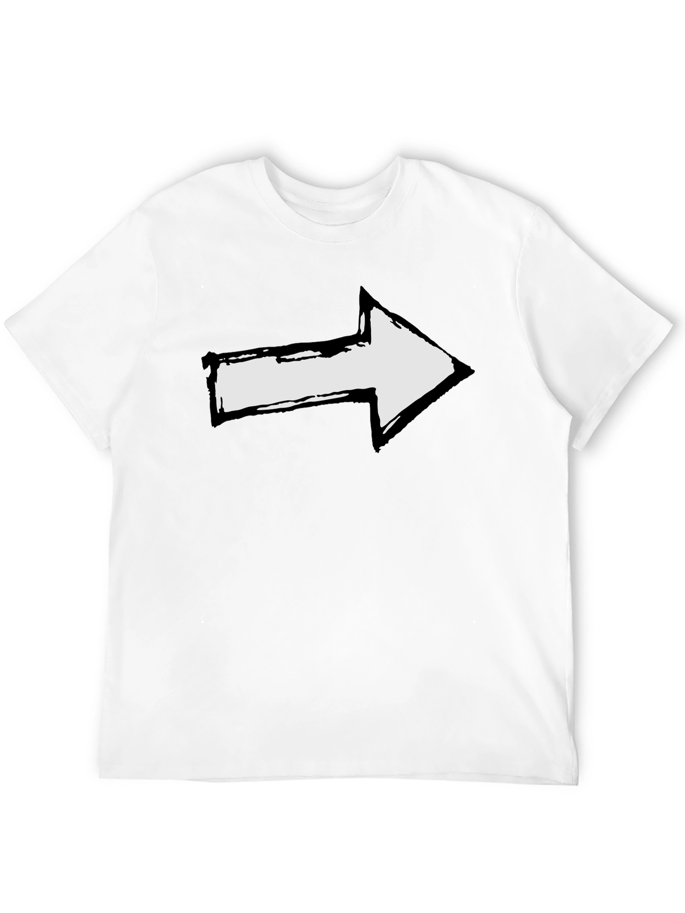 Right Arrow Graphic Tee - Bold Direction T-Shirt